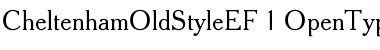 Download CheltenhamOldStyleEF Font