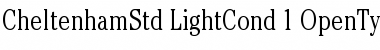 ITC Cheltenham Std Light Condensed Font