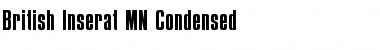 British Inserat MN Condensed Font