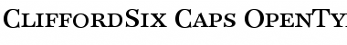CliffordSix Caps Font