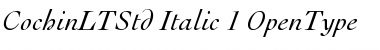Cochin LT Std Italic Font