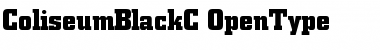 ColiseumBlackC Regular Font