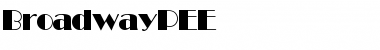 Download BroadwayPEE Font