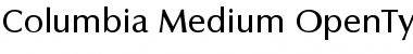 Columbia-Medium Regular Font