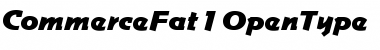 Commerce Fat Font