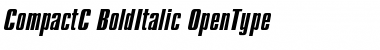 CompactC Regular Font