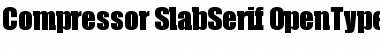 Compressor SlabSerif Font