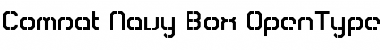 Comsat Navy-Box Font