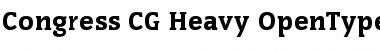 Congress CG Heavy Regular Font