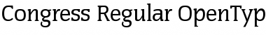 Congress-Regular Regular Font