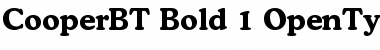 Bitstream Cooper Bold Font