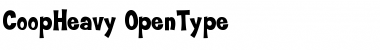 CoopHeavy Regular Font