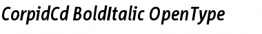 Corpid Cd Bold Italic Font