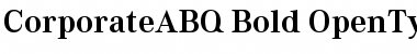 Download Corporate A BQ Font