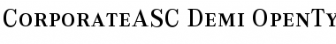 CorporateASC Demi Font