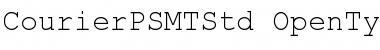 Courier PS MT Std Regular Font