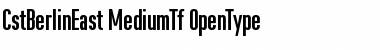 CstBerlinEast MediumTf Font