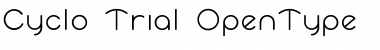 Cyclo Trial Font