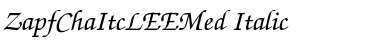 Download ZapfChaItcLEEMed Font