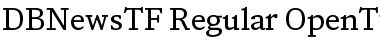 DB News TF Regular Font