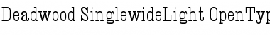 Deadwood Regular Font