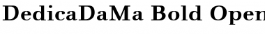 Dedica DaMa Bold Font