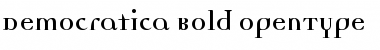 Democratica Bold Font