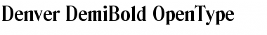 Denver-DemiBold Regular Font