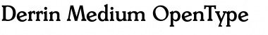 Derrin Medium Font