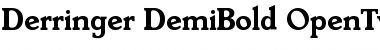 Derringer-DemiBold Regular Font
