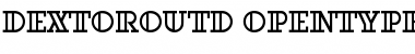 Dextor Outline D Regular Font