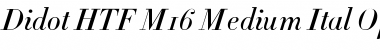 Didot HTF-M16-Medium-Ital Font