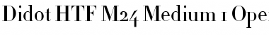 Didot HTF-M24-Medium Font