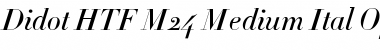 Didot HTF-M24-Medium-Ital Font