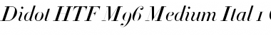 Didot HTF-M96-Medium-Ital Font