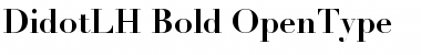 Linotype Didot Bold Font