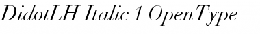 Linotype Didot Italic Font