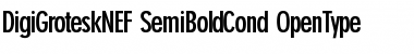 Download DigiGroteskNEF-SemiBoldCond Font