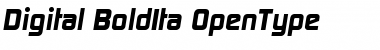 Digital-BoldIta Regular Font