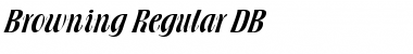 Browning DB Regular Font