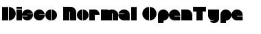 Disco Normal Font