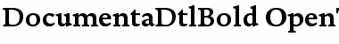 Download Documenta Dtl Bold Font