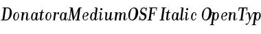 Download DonatoraMediumOSF Font