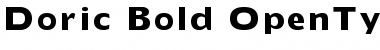 Doric Bold Font