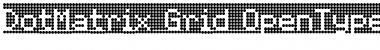 DotMatrix Grid Font