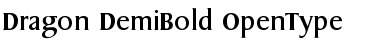 Dragon-DemiBold Regular Font