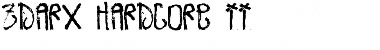 Zdarx Hardcore II Regular Font