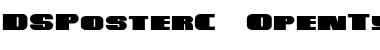 DS PosterC Regular Font