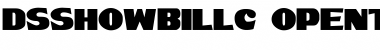 Download DS ShowBillC Font