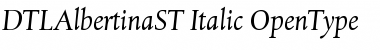 DTLAlbertinaST Italic Font